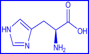 Histidine - structural formula